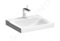 Geberit Xeno 2 Umvadlo 600x480 mm, otvor na batriu, bez prepadu, s KeraTect, biela