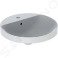 Geberit VariForm Umvadlo zpustn, priemer 48 cm, s prepadom, biela