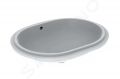 Geberit VariForm Umvadlo vstavan, 61x46 cm, s prepadom, biela