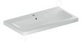 Geberit iCon Umvadlo, 90x48x16 cm, s prepadem, s otvorom na batriu, biela