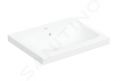 Geberit iCon Umvadlo na dosku 6x5 cm, s prepadom, otvor na batriu, matn biela