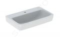 Geberit Selnova Compact Umvadlo 65x40 cm, bez prepadu, otvor na batriu, biela