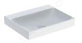 Geberit ONE Umvadlo, 60x48x14 cm, bez prepadu, bez otvoru na batriu, KeraTect, biela