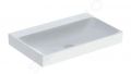 Geberit ONE Umvadlo, 75x48x14 cm, bez prepadu, bez otvoru na batriu, KeraTect, biela