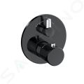 Kludi Balance Termostatick batria pod omietku, na 2 spotrebie, matn ierna/chrm