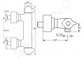 Hansa Medipro Termostatick sprchov batria, Thermo Cool, chrm