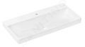 Hansgrohe Xelu Q Umvadlo, 100x48 cm, bez prepadu, otvor na batriu, biela