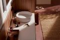 Hansgrohe Xuniva Evo S Um�vadlo na dosku, priemer 40 cm, bez prepadu, bez otvoru na bat�riu, matn� b�ov�