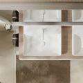 Hansgrohe Xelu Q Umvadlo 60x48 cm, bez prepadu, s otvorom na batriu, SmartClean, biela