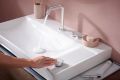 Hansgrohe Xelu Q Umvadlo 80x48 cm, bez prepadu, 2 otvory na batriu, SmartClean, biela