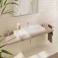Hansgrohe Xelu Q Umvadlo 100x48 cm, bez prepadu, otvor na batriu, SmartClean, biela