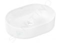 Hansgrohe Xuniva U Umvadlo na dosku, 55x40 cm, bez prepadu, SmartClean, biela