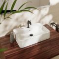 Hansgrohe Xuniva Q Um�vadlo na dosku, 60x45 cm, s prepadom, otvor na bat�riu, SmartClean, biela