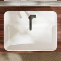Hansgrohe Xuniva Q Um�vadlo na dosku, 60x45 cm, s prepadom, otvor na bat�riu, SmartClean, biela