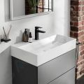 Hansgrohe Xevolos E Umvadlo 80x48 cm, bez prepadu, s otvorom na batriu, SmartClean, biela