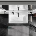Hansgrohe Xevolos E Umvadlo 80x48 cm, bez prepadu, s otvorom na batriu, SmartClean, biela