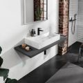 Hansgrohe Xevolos E Umvadlo 80x48 cm, bez prepadu, s otvorom na batriu, SmartClean, biela
