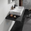 Hansgrohe Xevolos E Umvadlo 80x48 cm, bez prepadu, s otvorom na batriu, SmartClean, biela