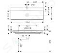 Hansgrohe Xelu Q Umvadlo 120x48 cm, bez prepadu, s otvorom na batriu, SmartClean, biela