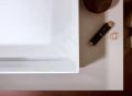 Hansgrohe Xuniva Evo E Umvadlo na dosku, 65x40 cm, bez prepadu, bez otvoru na batriu, HygieneEffect, SmartClean, biele