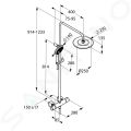Kludi Freshline Sprchov sprava Dual Shower System, 25 cm, chrm