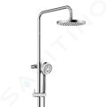 Kludi Logo Sprchov set Dual Shower System s batriou, 20 cm, chrm