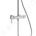 Kludi Logo Sprchov set Dual Shower System s batriou, 20 cm, chrm