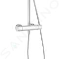 Kludi Logo Sprchov set Dual Shower System s termostatom, 20 cm, chrm