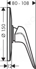 Hansgrohe Novus Sprchov batria pod omietku, chrm