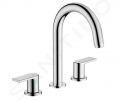 Hansgrohe Vernis Shape Umvadlov batria s vpustom, 3-otvorov intalcia, chrm