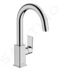 Hansgrohe Vernis Shape Umvadlov batria s vpustom a otonm vtokom, EcoSmart, chrm