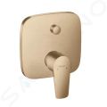 Hansgrohe Talis E Vaov batria pod omietku, kefovan bronz