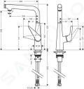 Hansgrohe Talis Select M51 Drezov batria, chrm