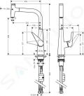 Hansgrohe Talis Select M51 Drezov batria s vsuvnm vtokom, chrm