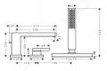 Hansgrohe Tecturis E Batria na okraj vane, 3-otvorov intalcia, sBox, chrm