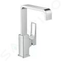 Hansgrohe Metropol Pkov umvadlov batria 230 s odtokovou spravou Push-Open, chrm