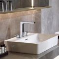 Hansgrohe Metropol Umvadlov batria s vpusou Push-Open, 3-otvorov intalcia, chrm