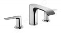 Hansgrohe Vivenis Umvadlov batria s vpustom, 3-otvorov intalcia, EcoSmart, chrm