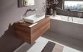 Hansgrohe Vivenis Umvadlov batria pod omietku, s vpusou, 2-otvorov intalcia, EcoSmart, kefovan ierny chrm