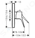 Hansgrohe Vivenis Sprchov batria pod omietku, chrm