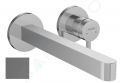 Hansgrohe Finoris Umvadlov batria pod omietku, s vpusou, 2-otvorov intalcia, EcoSmart, kefovan ierny chrm