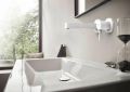 Hansgrohe Finoris Umvadlov batria pod omietku, 2-otvorov intalcia, EcoSmart, matn biela