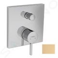 Hansgrohe Finoris Batria pod omietku, na 2 spotrebie, kefovan bronz