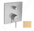 Hansgrohe Finoris Batria pod omietku, na 2 spotrebie, kefovan bronz