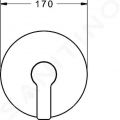 Hansa Ligna Sprchov batria pod omietku, chrm