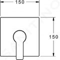 Hansa Ligna Sprchov batria pod omietku, chrm