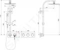 Ideal Standard Archimodule Sprchov set 300 s termostatom pod omietku, 1 prd, chrm