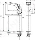 Ideal Standard Melange Vysok umvadlov batria, chrm