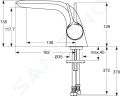 Ideal Standard Melange Umvadlov batria, chrm