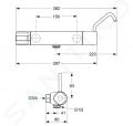Ideal Standard Ceraplus Safe Termostatick sprchov batria s lekrskou pkou, chrm